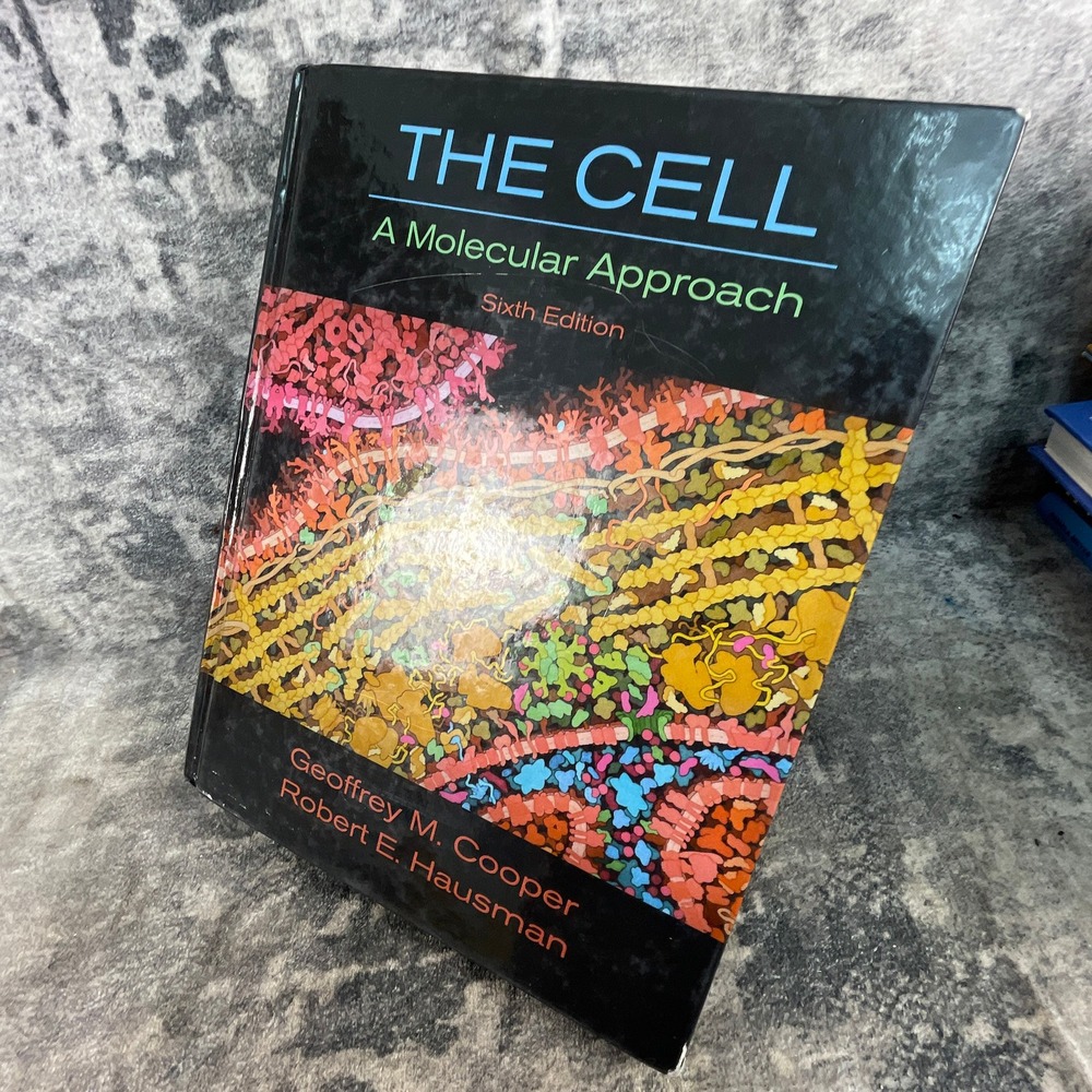 The Cell‎ A Molecular Approach 6th Ed Cooper Hausman Sinauer Hardcover Textbook